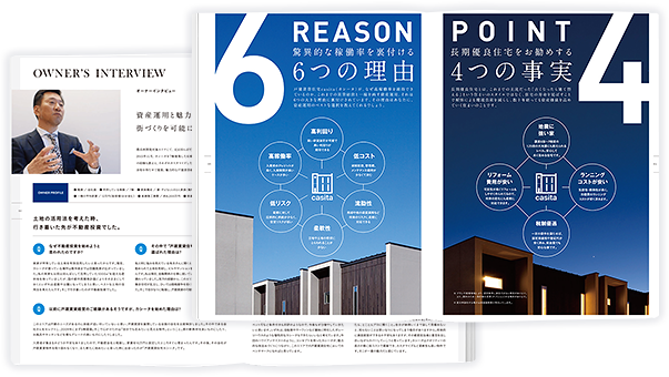 コンセプトブックのサンプルページ